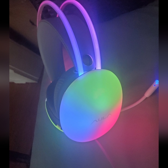 Final price Gaming Geadset Computer Headset Pink - Picture 3 of 4